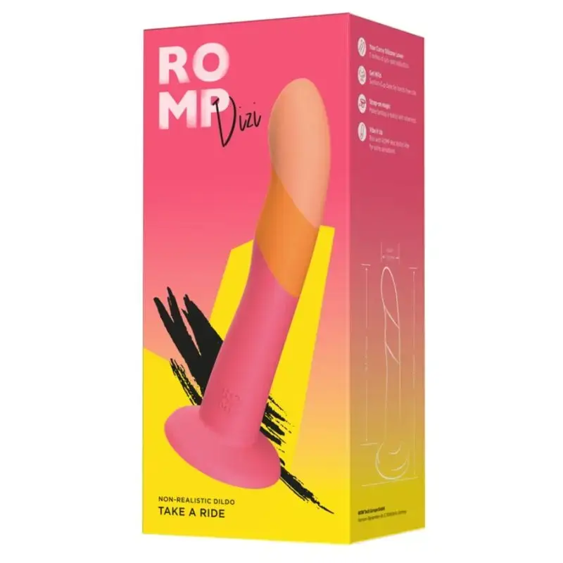 ROMP Dizi Silicone Dildo with Suction Cup - 18 cm Photo 5