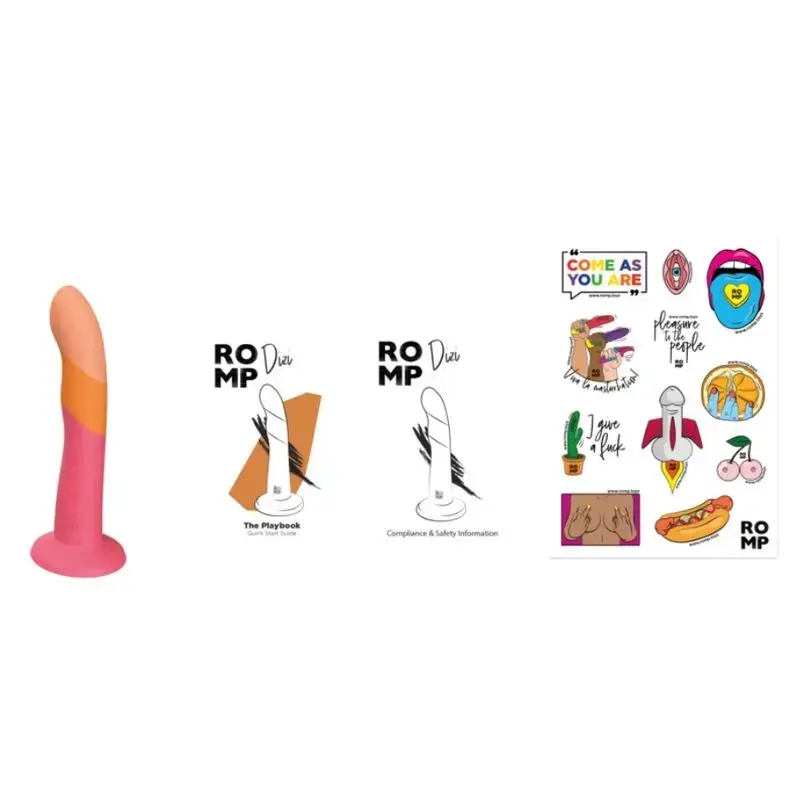 ROMP Dizi Silicone Dildo with Suction Cup - 18 cm Photo 9