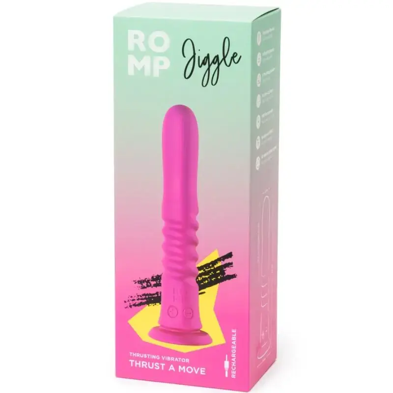 Вибратор ROMP Jiggle с функцией движения и присоской Photo 8