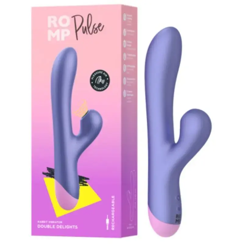 Клиторальный стимулятор ROMP Pulse - Электрический синий Photo 11