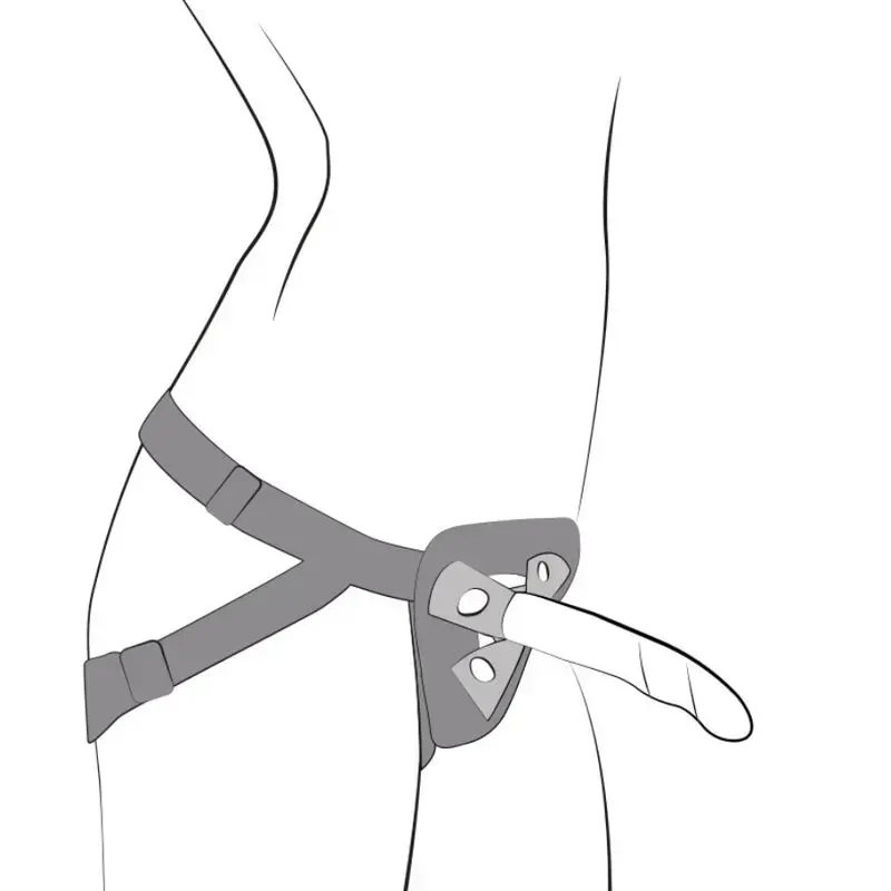 ROMP Piccolo Harness and 14 cm Dildo Set Photo 8