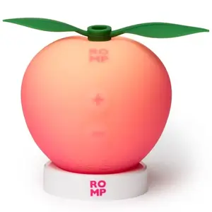 Вибратор для клиторальной стимуляции ROMP Pink Peach, водонепроницаемый силиконовый массажер