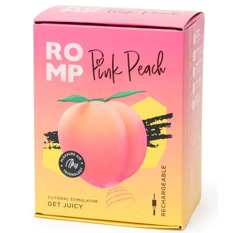 Вибратор для клиторальной стимуляции ROMP Pink Peach Photo 4