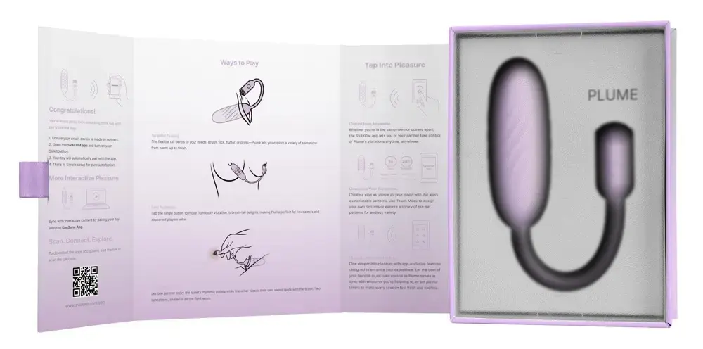 Вибратор Svakom Plume Pastel Lilac Photo 15