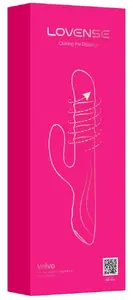 Lovense Velvo Rotating Rabbit Vibrator with WaveRoller Technology and App Control