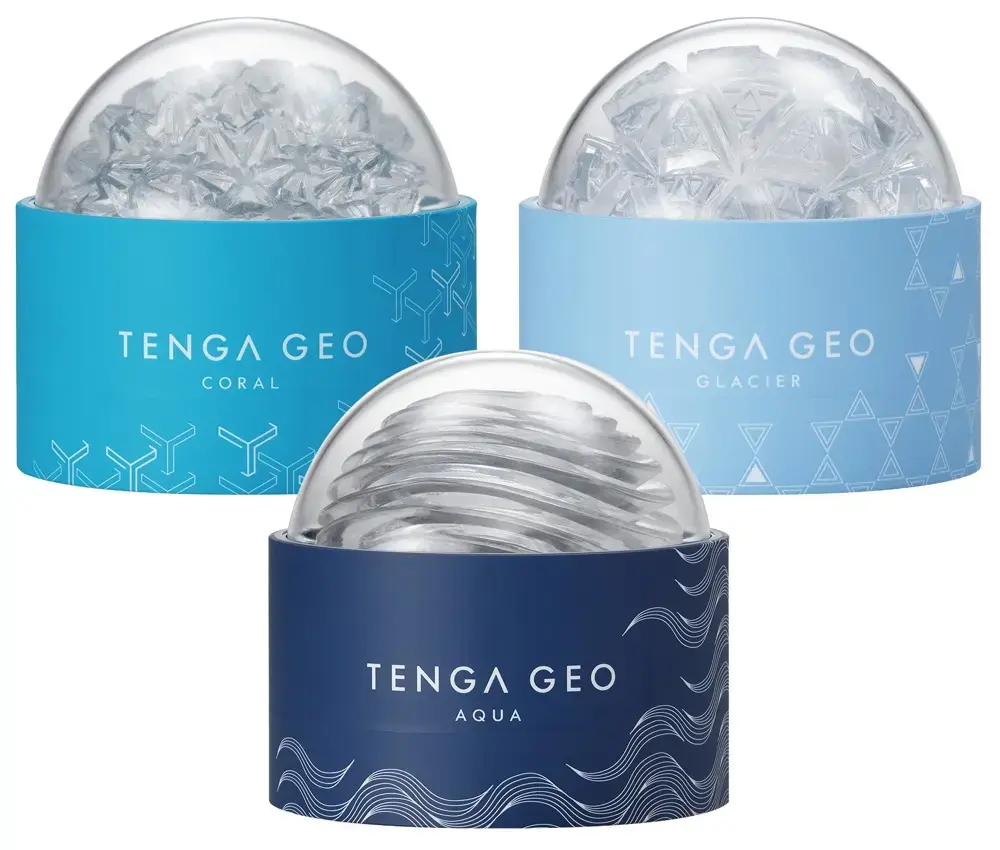 Atkārtoti lietojams masturbators Tenga GEO GLACIER Photo 4