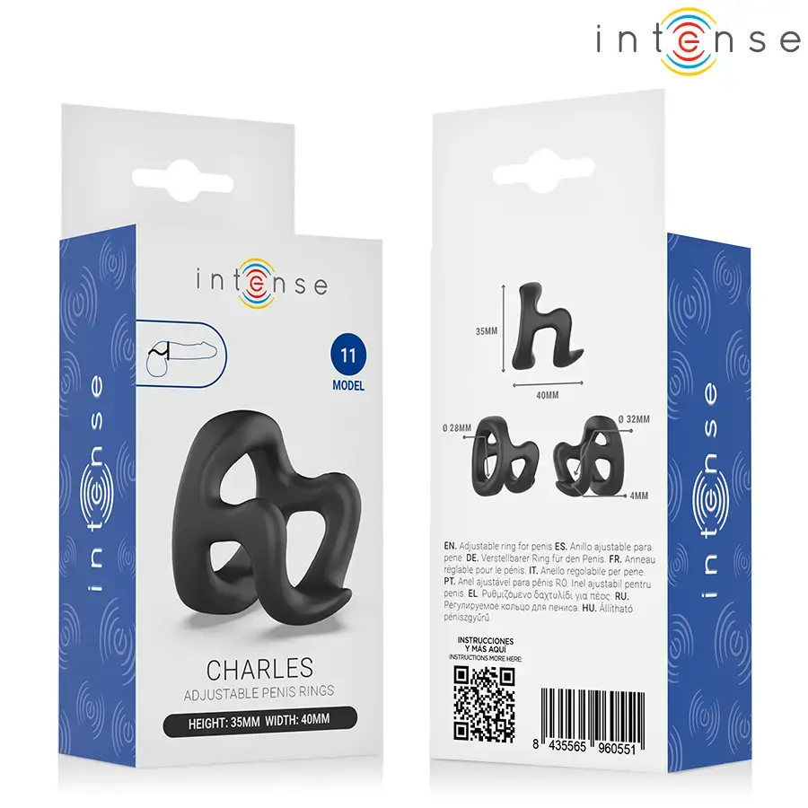 Регулируемое кольцо для пениса INTENSE FOR HIM Charles Model 11 Photo 6