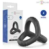 INTENSE FOR HIM John Adjustable Triple Penis Ring Model 4 Photo 1