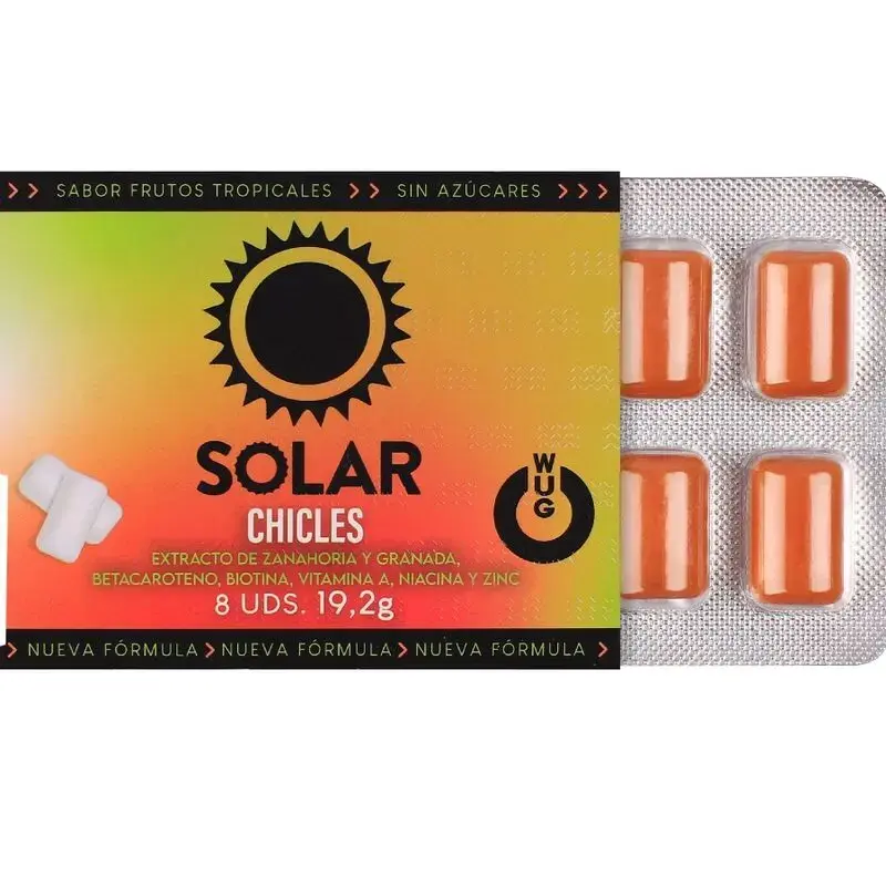 Функциональная жевательная резинка WUG SOLAR с витаминами Photo 2