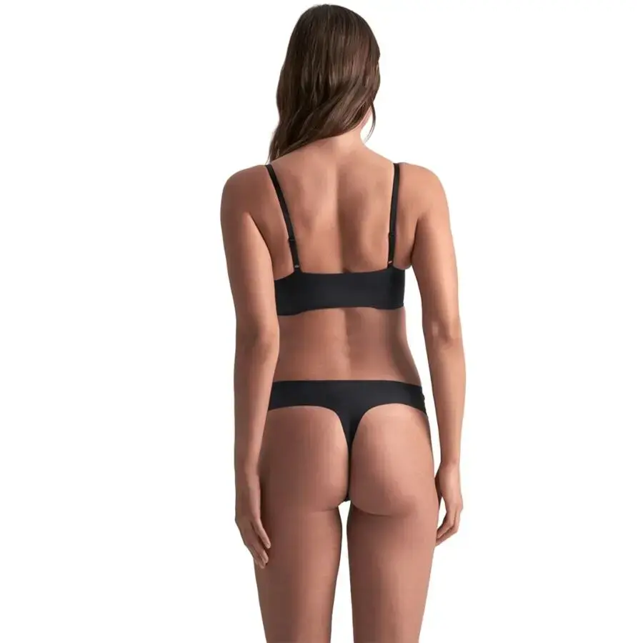 Bye Bra Invisible Thong 2-Pack - Beige & Black - Size XXL Photo 7