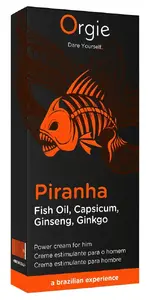 Крем для стимуляции Orgie Piranha Power Cream 15 мл с экстрактами женьшеня и гинкго билоба