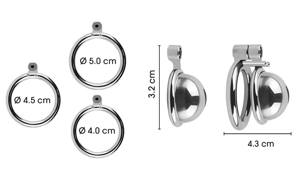 Fetish Collection Mini Cock Cage | Chastity Device Photo 7