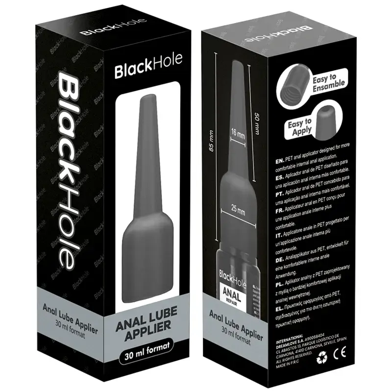 Аппликатор для анальной смазки Black Hole S Photo 8