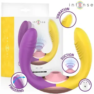 INTENSE HIGH TECH Willow 3-in-1 Suction and Vibration Stimulator with 10 Programs