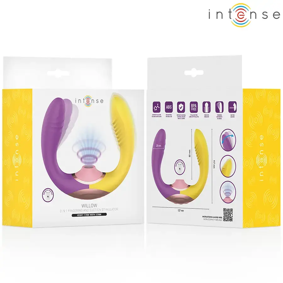 INTENSE HIGH TECH Willow 3-in-1 Suction and Vibration Stimulator Photo 6