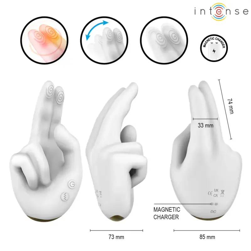 INTENSE JIMMY Hand-Shaped Multifunction Stimulator Photo 3