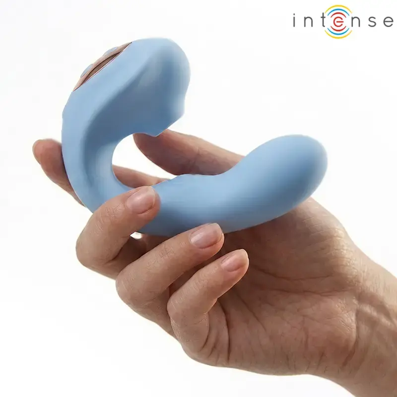 INTENSE GINA Multifunction Clitoral Stimulator - Blue Photo 2