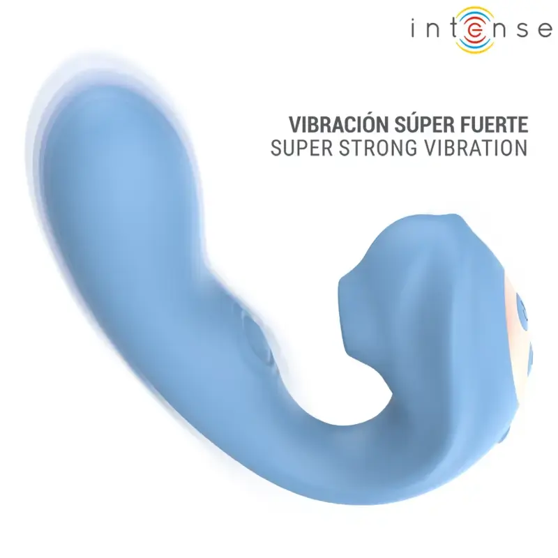 INTENSE GINA Multifunction Clitoral Stimulator - Blue Photo 5
