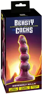 Фаллоимитатор Beasty Cocks Werewolf Willie из жидкого силикона с присоской