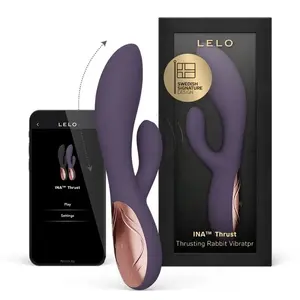 LELO - INA THRUST RABBIT THRUSTING VIBRATOR PURPLE