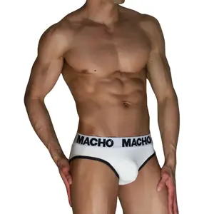 MACHO - MCH006 CLASSIC SLIP WHITE + BLACK S