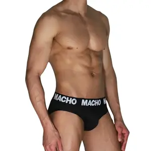 MACHO  - MCH007  CLASSIC SLIP BLACK + BLACK L