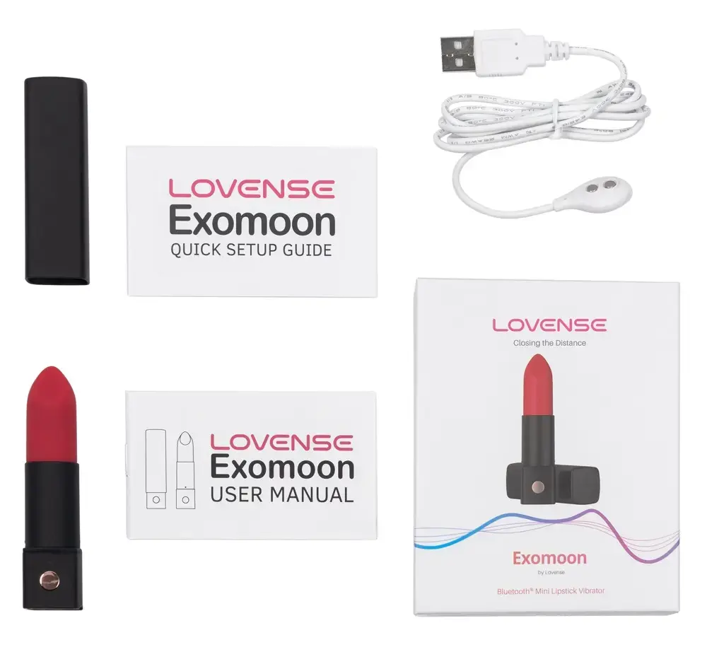 Lovense Exomoon lūpu krāsas formas vibrators Photo 7