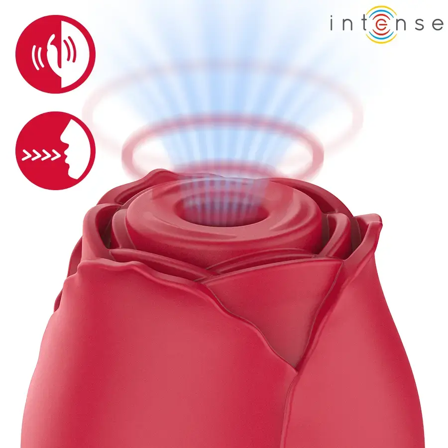INTENSE Camellia Clitoral Suction Device | Bordeaux Photo 2