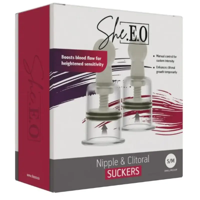 She.E.O Suction Cup Set for Nipple and Clitoris S/M Photo 5