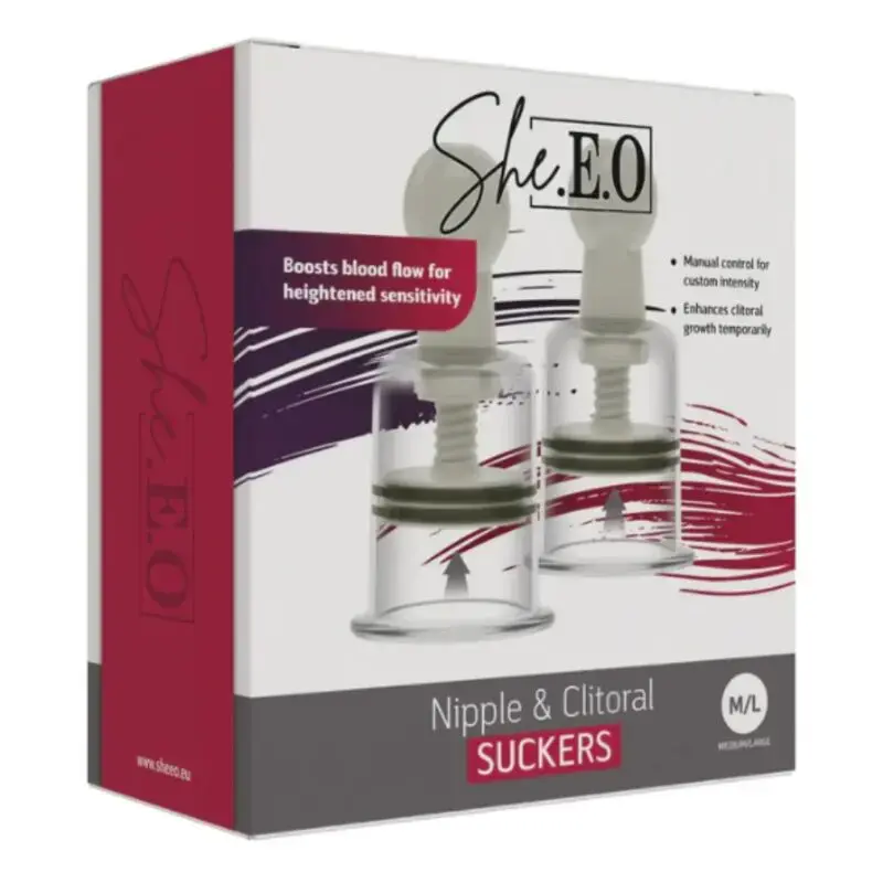She.E.O Nipple and Clitoral Suction Device M/L Photo 5