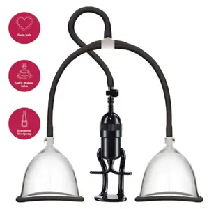 She.E.O Breast Vacuum Pump S/M with Manual Suction Control