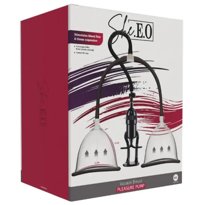 She.E.O Breast Vacuum Pump M/L | Manual Stimulation Device Photo 4
