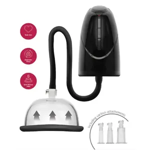 She.E.O Automatic Vacuum Pump for Vagina and Clitoris with 3 Interchangeable Attachments