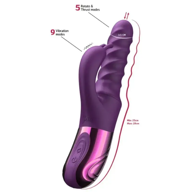 She.E.O Rabbit Swirl Vibrator - Dual Stimulation Photo 3