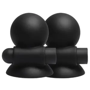 She.E.O Rechargeable Vibrating Nipple Suction Set with Silicone Cups