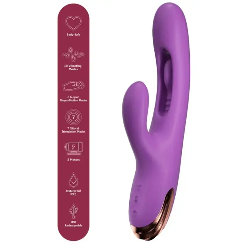 She.E.O Rabbit G-Spot Vibrator with Digital Finger Motion Photo 2