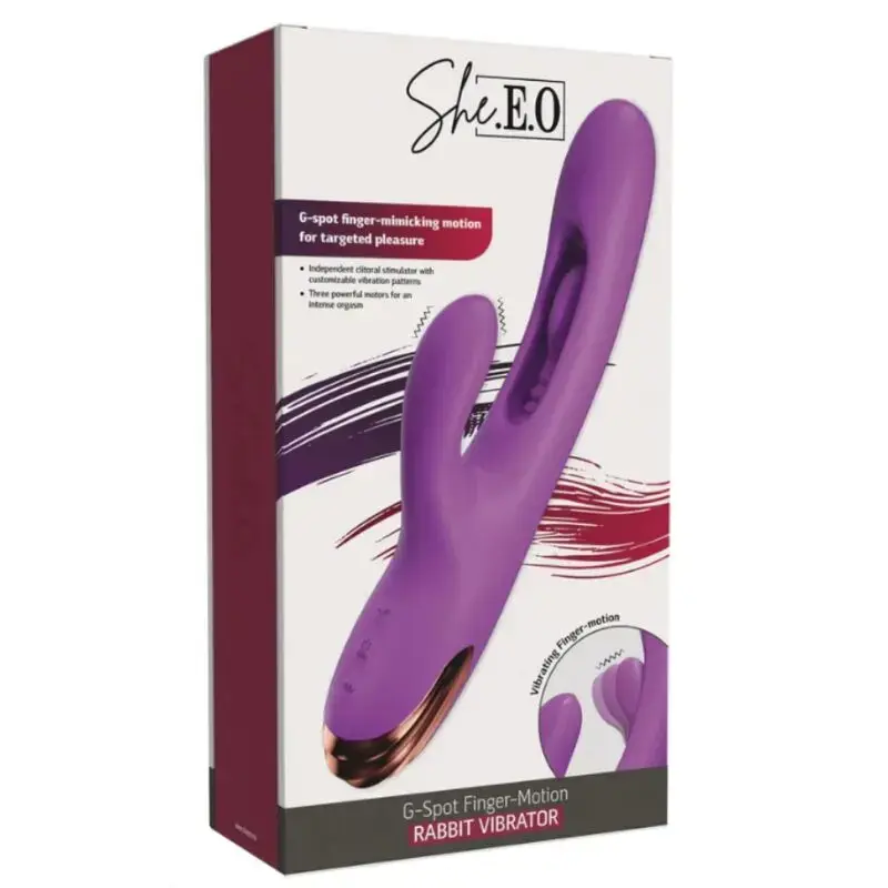 She.E.O Rabbit G-Spot Vibrator with Digital Finger Motion Photo 7