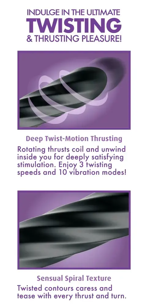 Anal Fantasy Series Twist Ecstacy Anal Vibrator Photo 3