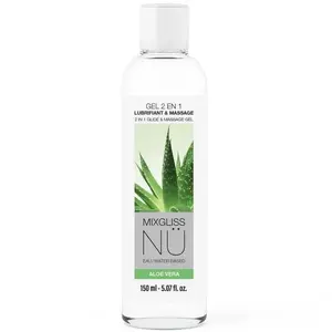 MIXGLISS - 2 IN 1 WATER-BASED LUBRICANT AND MASSAGE GEL NURU ALOE VERA 150 ML