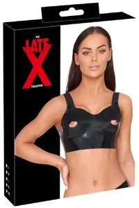 Latex Top black S