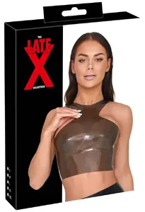 Latex Top smoky XL