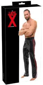 Men's Latex Trousers black XL