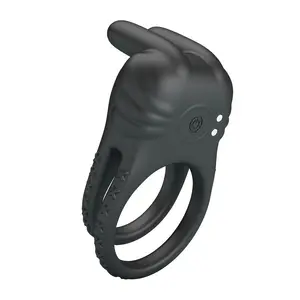 PRETTY LOVE - SINI RECHARGEABLE VIBRATING COCK RING 10 FUNCTIONS BLACK