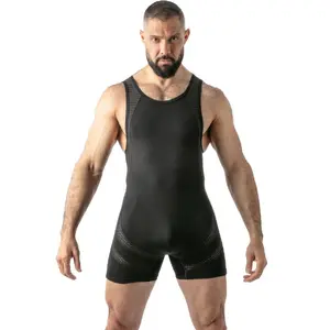 LOCKER GEAR - OPEN ACCESS SINGLET BLACK S