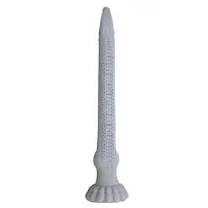 POWER MONSTERS Basilisk Fantasy Silicone Dildo 43 cm 5 cm Stone Grey