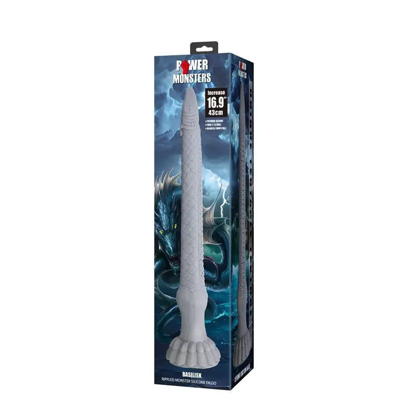 POWER MONSTERS Basilisk Fantasy Silicone Dildo Photo 2