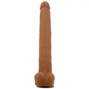 PRETTY LOVE - VIGGO REALISTIC SOFT-TOUCH SKIN-SLIDING DILDO 36,5 CM BROWN