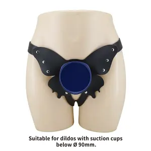 PRETTY LOVE - UNIVERSAL STRAP-ON HARNESS BRIEFS BLACK AND BLUE