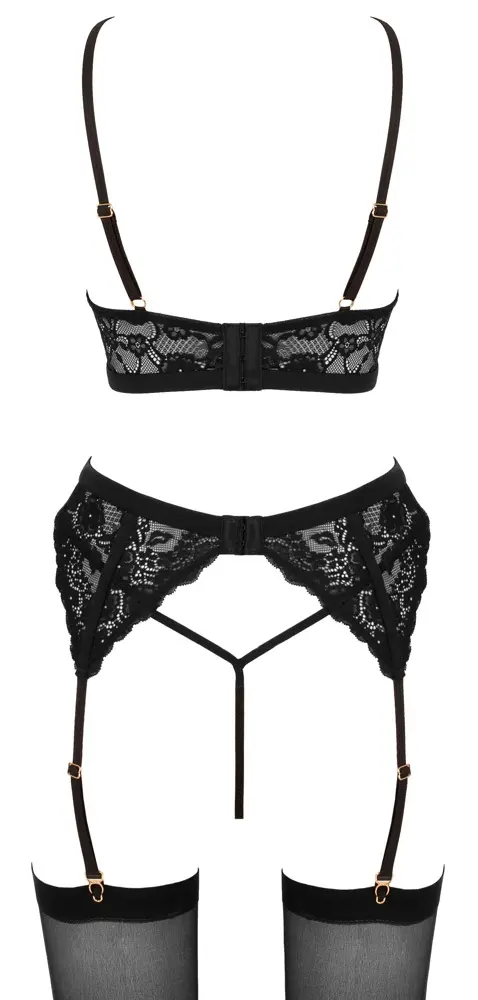 Cottelli Collection Bra Suspender Set 75B/S Photo 9