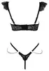 Cottelli Collection Bra and String 90B/XL Lingerie Set Photo 10